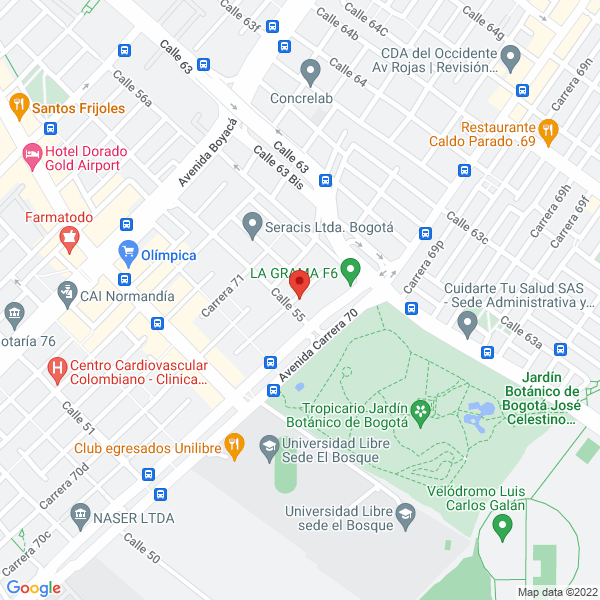 Mapa de Expodistrifarma S.A.S.