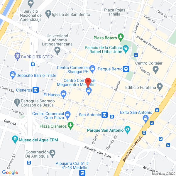 Mapa de El Palacio De Los Bolsos