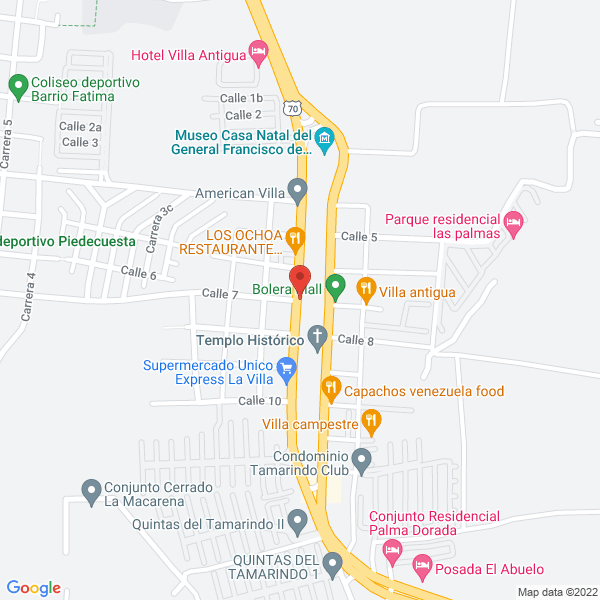 Map of El Punto Del Maniquí