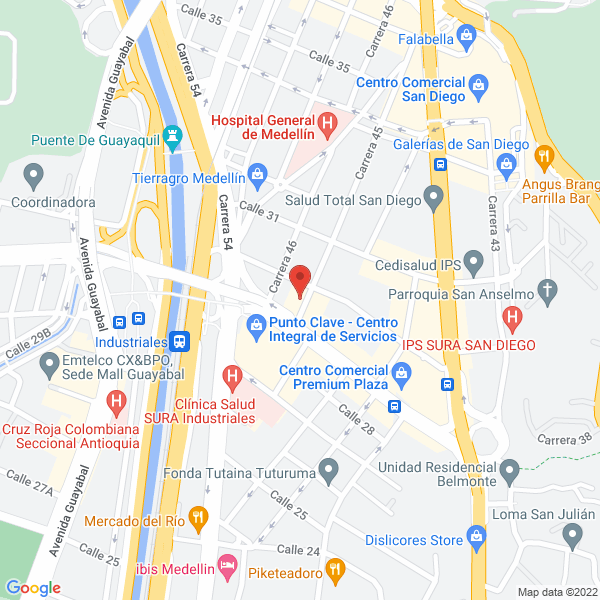 Mapa de El Rey Del Pandequeso