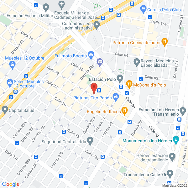 Mapa de Distribuciones Aliadas Bj S.A.S.
