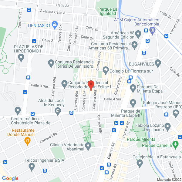 Mapa de Distribuciones Cruz & Lozano Ltda.