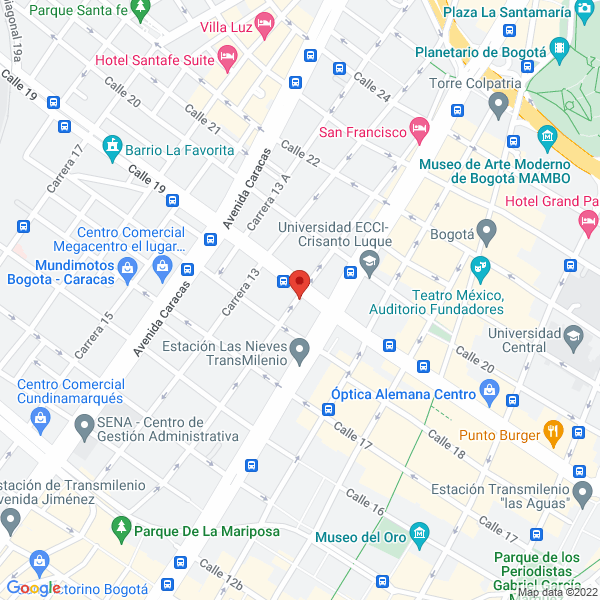 Mapa de Distribuciones Eléctricas Conetec Ltda.