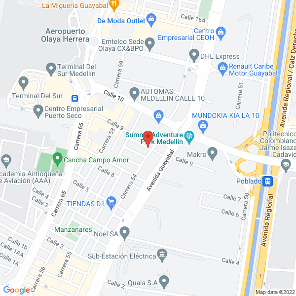 Mapa de Distribuciones Importadas De Ferretería