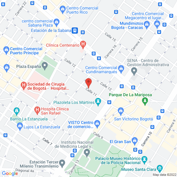 Mapa de Distribuciones Jose Gómez Y CIA.