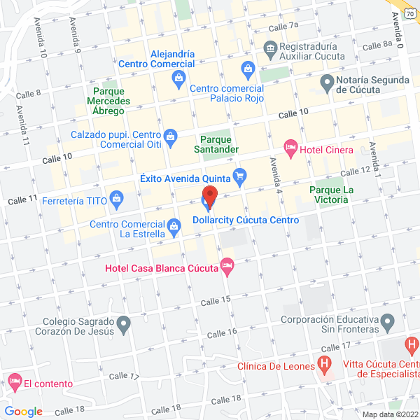 Map of El Palacio De La Tanga