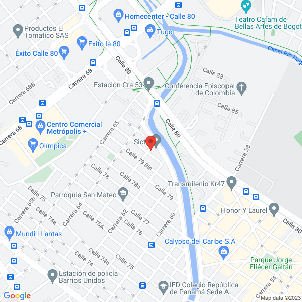 Mapa de Electricos Asociados Jan S.A.S.