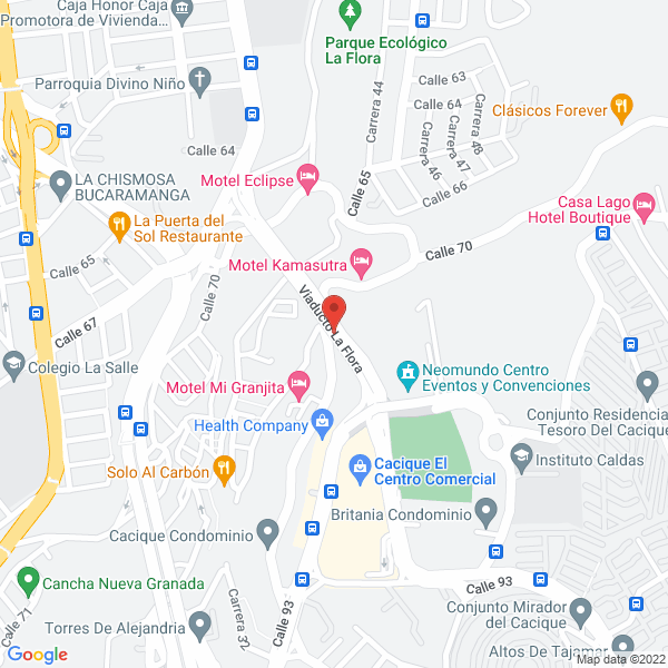 Map of Fábrica Pinzón Rattan Bambú