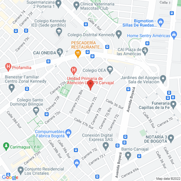 Mapa de Fabricación Y Servicio Técnico S.A.S.