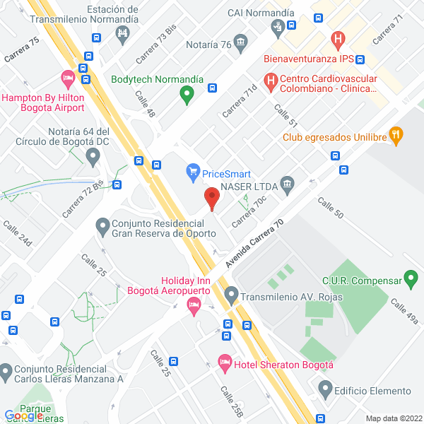 Mapa de Fagesa Colombia Ltda.