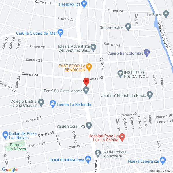 Map of Farmacia El Mercadito