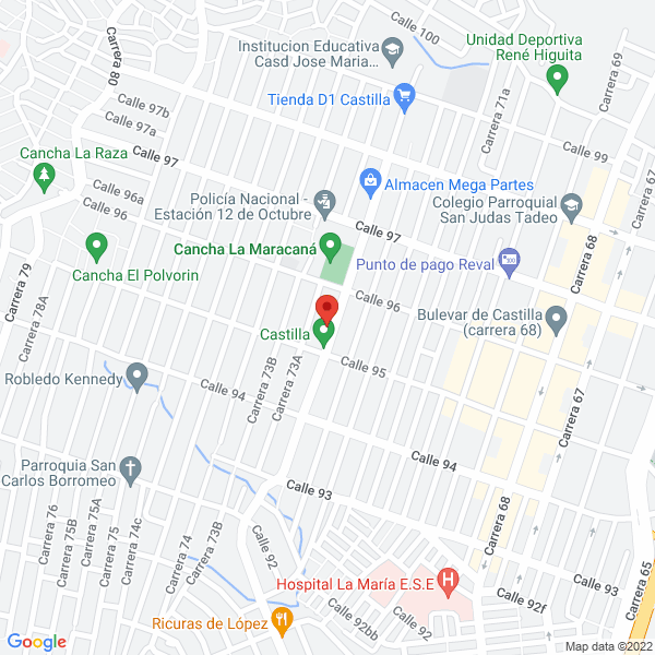 Mapa de Ferrelectricos La Maracana