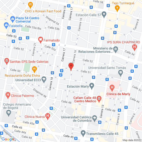 Mapa de Ferrelectricos Yireth