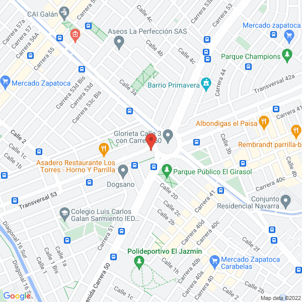 Mapa de Ferreteria Acosta S.A.S