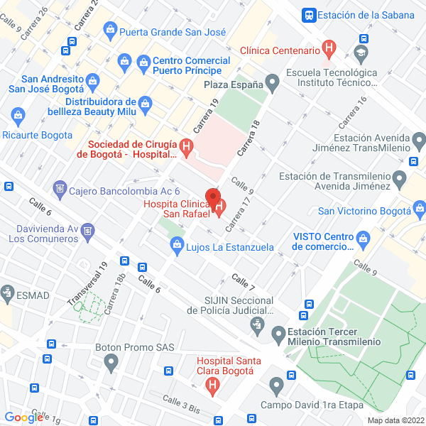 Mapa de Electrifrenos