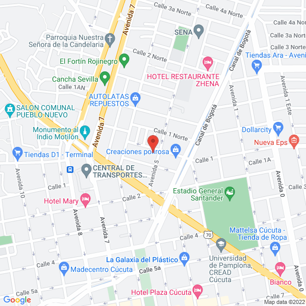 Map of Accesorios Electripartes La Frontera