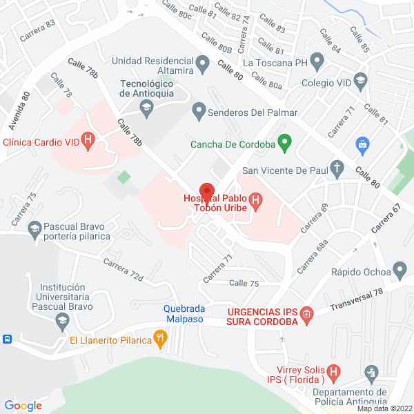 Mapa de Equiforma S.A.