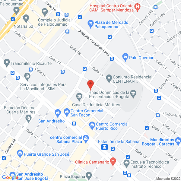 Mapa de Equipar Construcciones S.A.S.