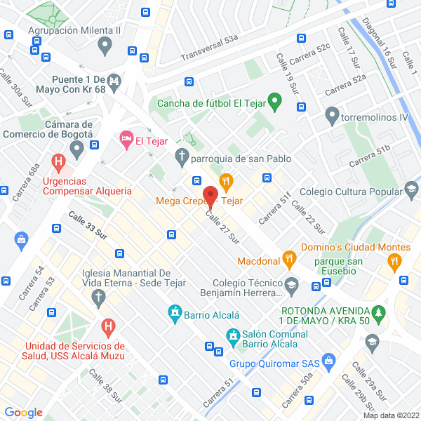 Mapa de Equipos Médicos Biospital S.A.S.