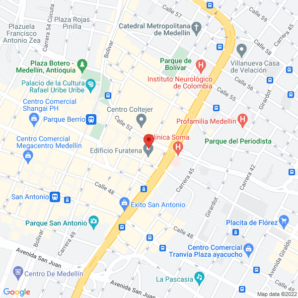 Mapa de Ferreléctricos Espibo