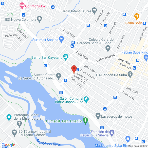 Mapa de Ferreléctricos Wilmar