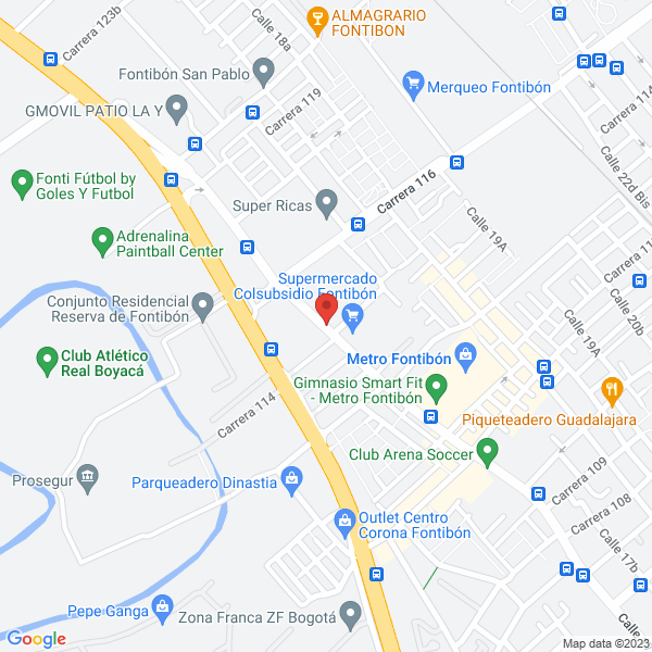 Mapa de Empresa Logística De Transportes Elt S.A.