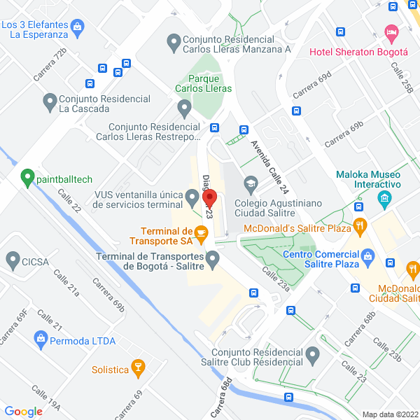 Mapa de Expreso Del Sol S.A.