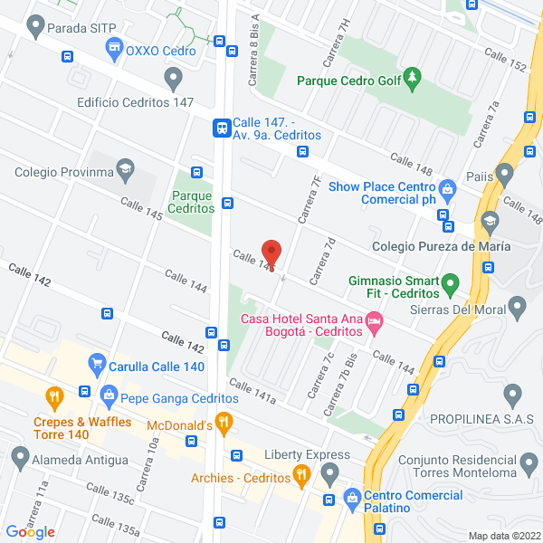 Mapa de Fernanda Arias Accesorios