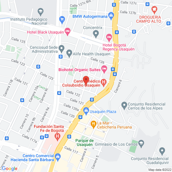 Mapa de F Y C Construcciones Y Diseños S.A.S.