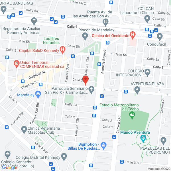 Mapa de F.C.A. Closets-Cocinas-Bibliotecas
