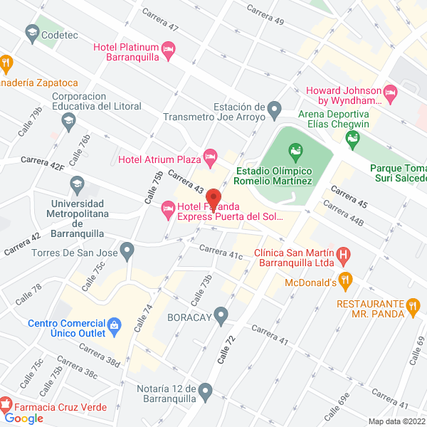 Map of F.P. Almeida & Cia Ltda