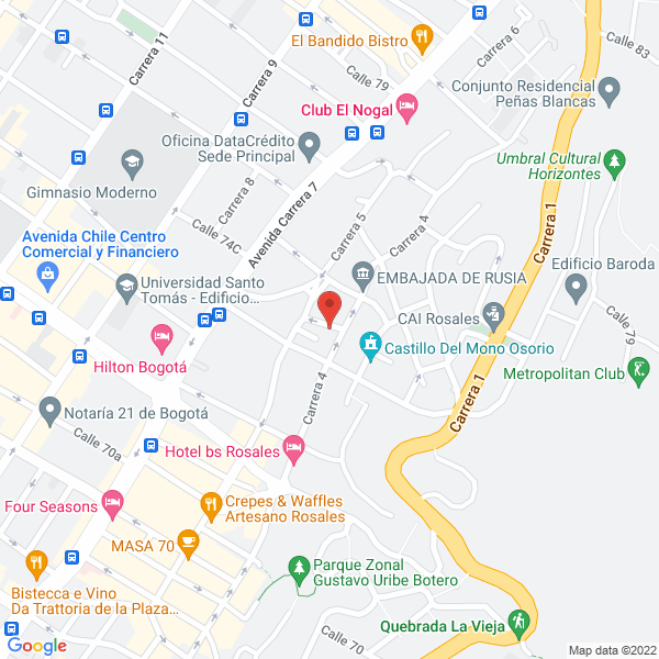 Mapa de F.W.W. & Cúa. S. En C. O F.W.W. & Cúa.