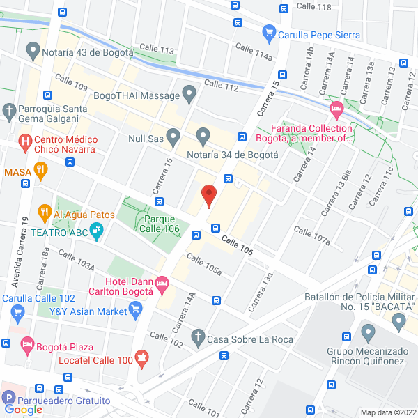 Mapa de Fabio Younes & Asociados S.A.