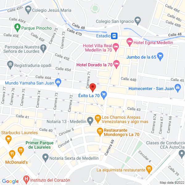 Mapa de Ferretería Laurora