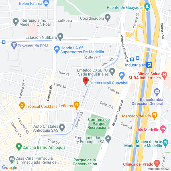 Mapa de Ferretería Marionda