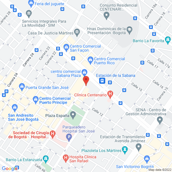 Mapa de Ferretería Nico-Las