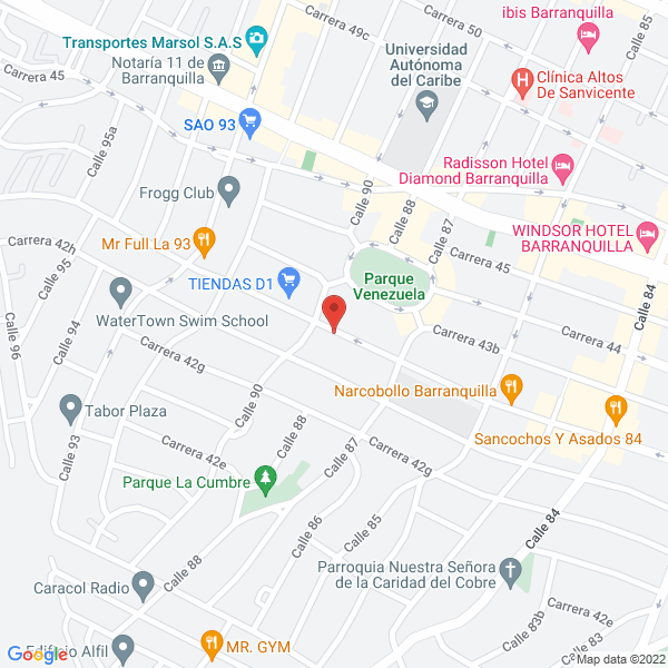 Map of Ae Ingenieros Civiles S.A.S