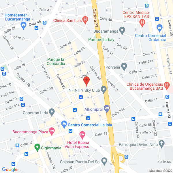 Map of Escuela De Baile Studio G La Academia