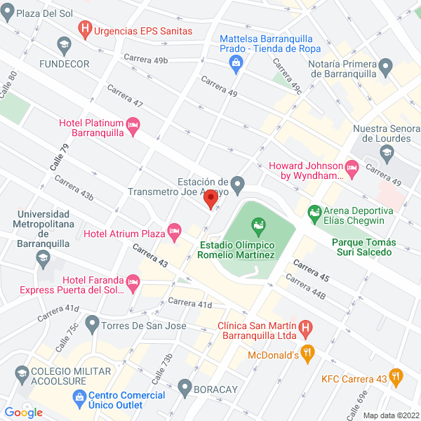 Map of Domi Envios