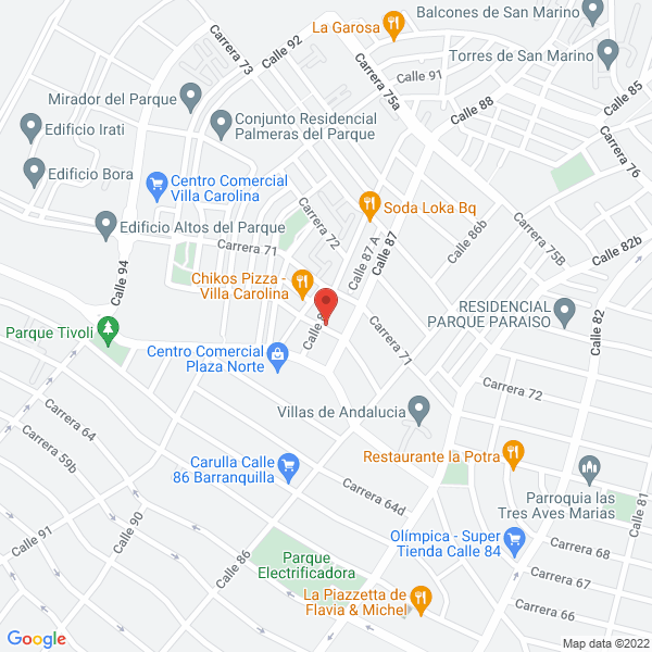 Map of Gruas Blancas Ltda.