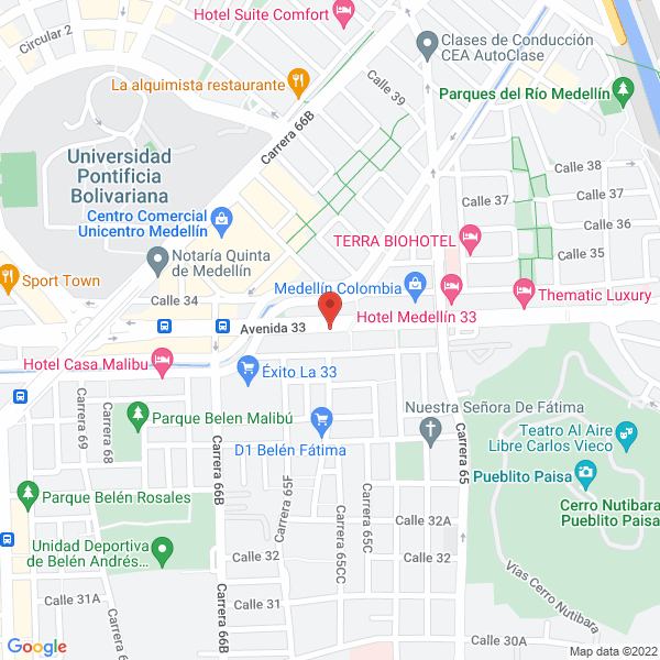 Mapa de Herrera Motos Auteco