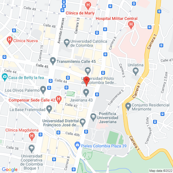 Mapa de Hidrobiosistemas Ingeniería S.A.S.