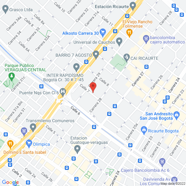 Mapa de Hierros De La Sabana S.A.S.