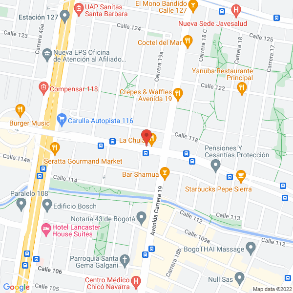 Mapa de High Nutrition Company