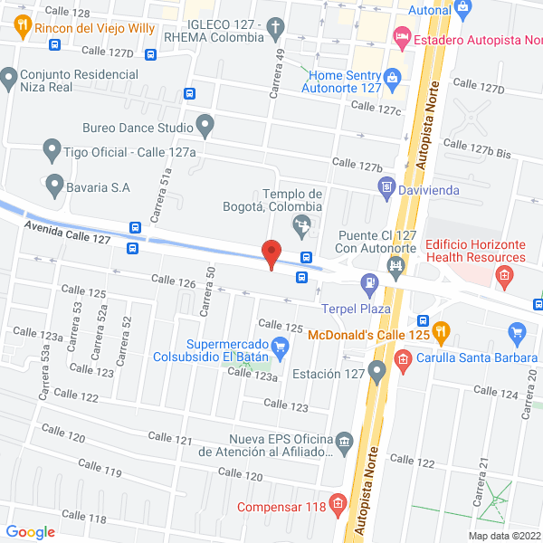 Mapa de F&F Arquitectos Asociados S.A.S.