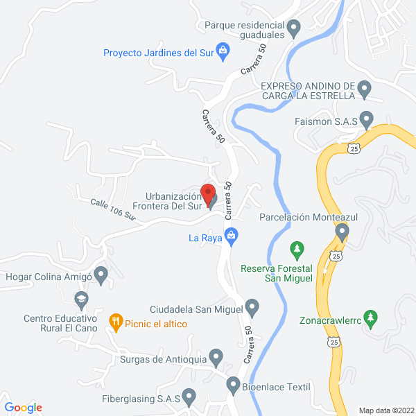 Mapa de Fábrica De Grifos H.V. Y H.H. Ltda.