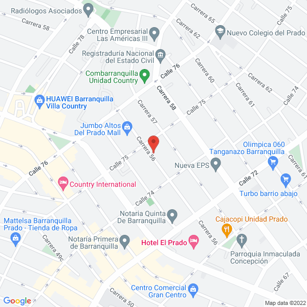 Map of J.K. Records Ltda.
