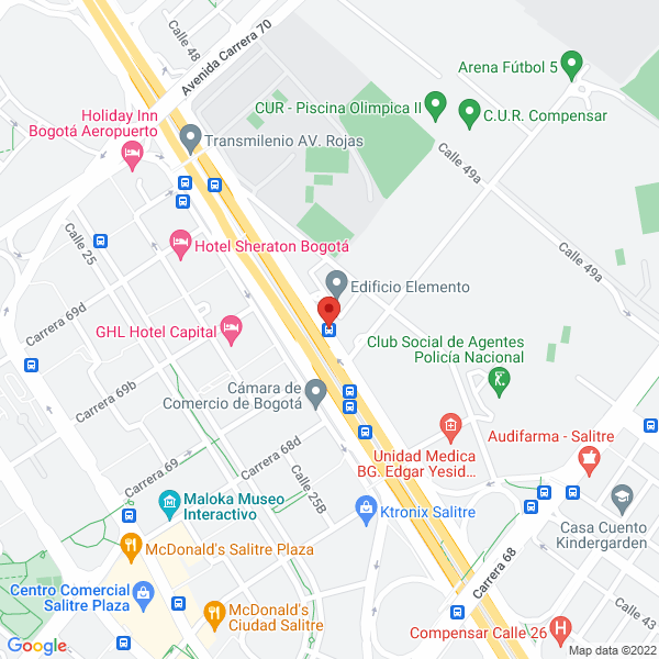 Mapa de Jah Insurance Brockers S.A.