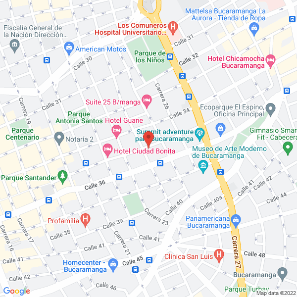 Map of Jaimes Rodriguez Jose Gabriel