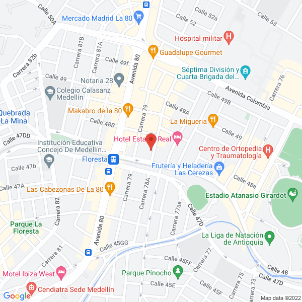Mapa de Jardín Infantil Caperucita Roja
